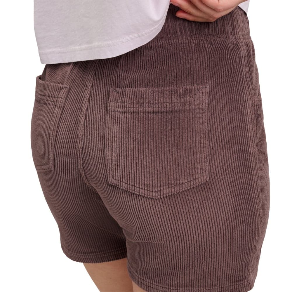 W's Dirtbag Corduroy Shorts Dark Mauve, view: 4