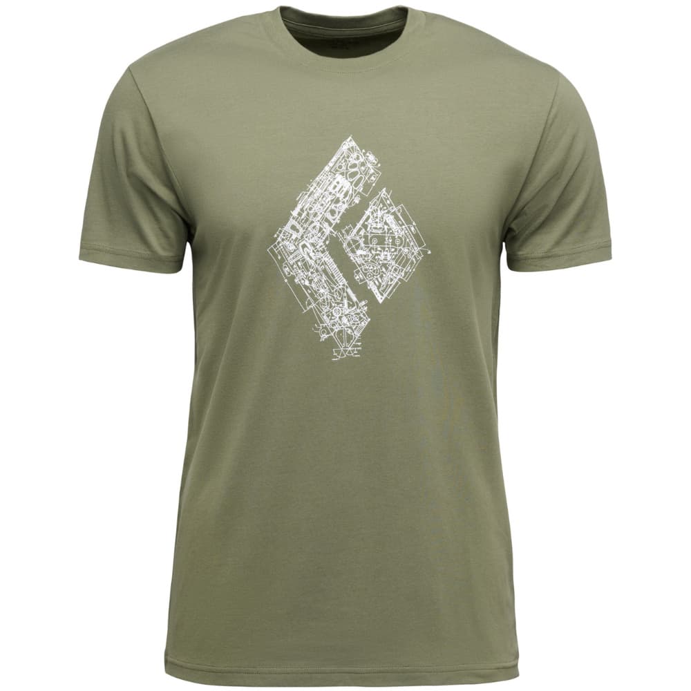 M's Engineered Diamond SS Tee Tundra, view: 0