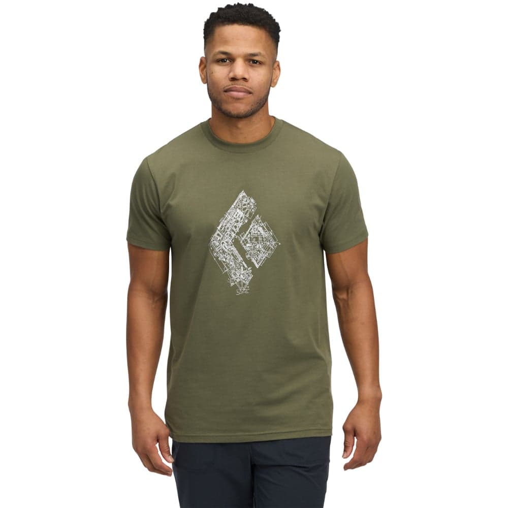M's Engineered Diamond SS Tee Tundra, view: 2