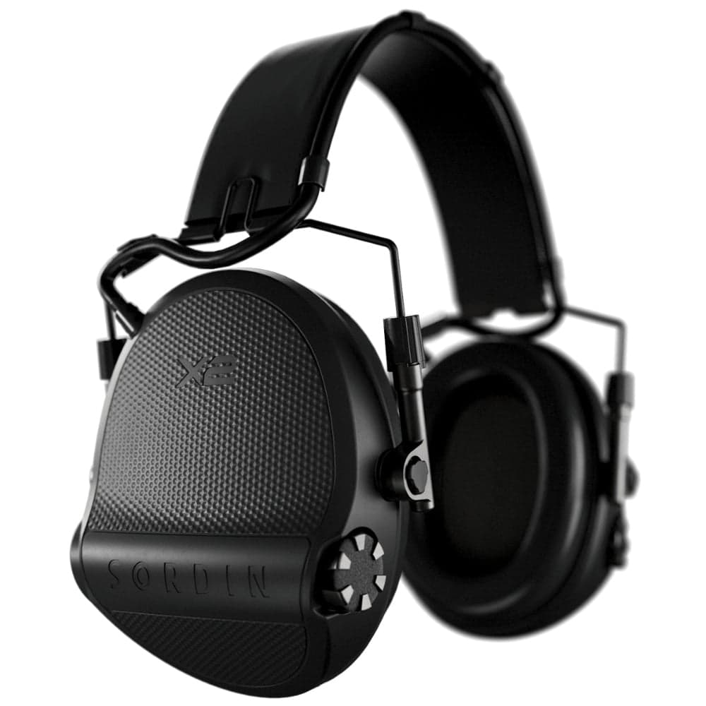 X2 Black Headband Leather Memory Foam, view: 0