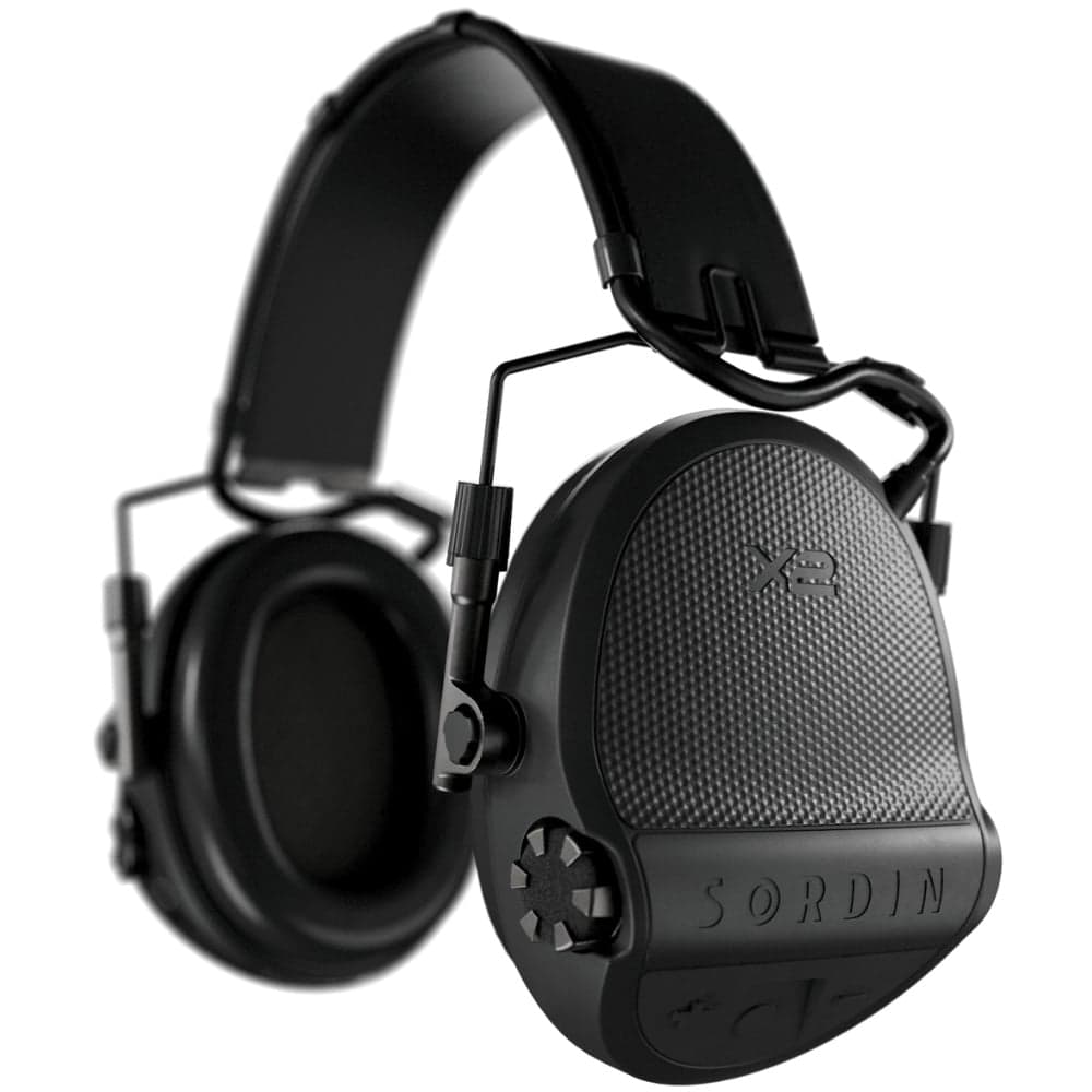 X2 Black Headband Leather Memory Foam, view: 1