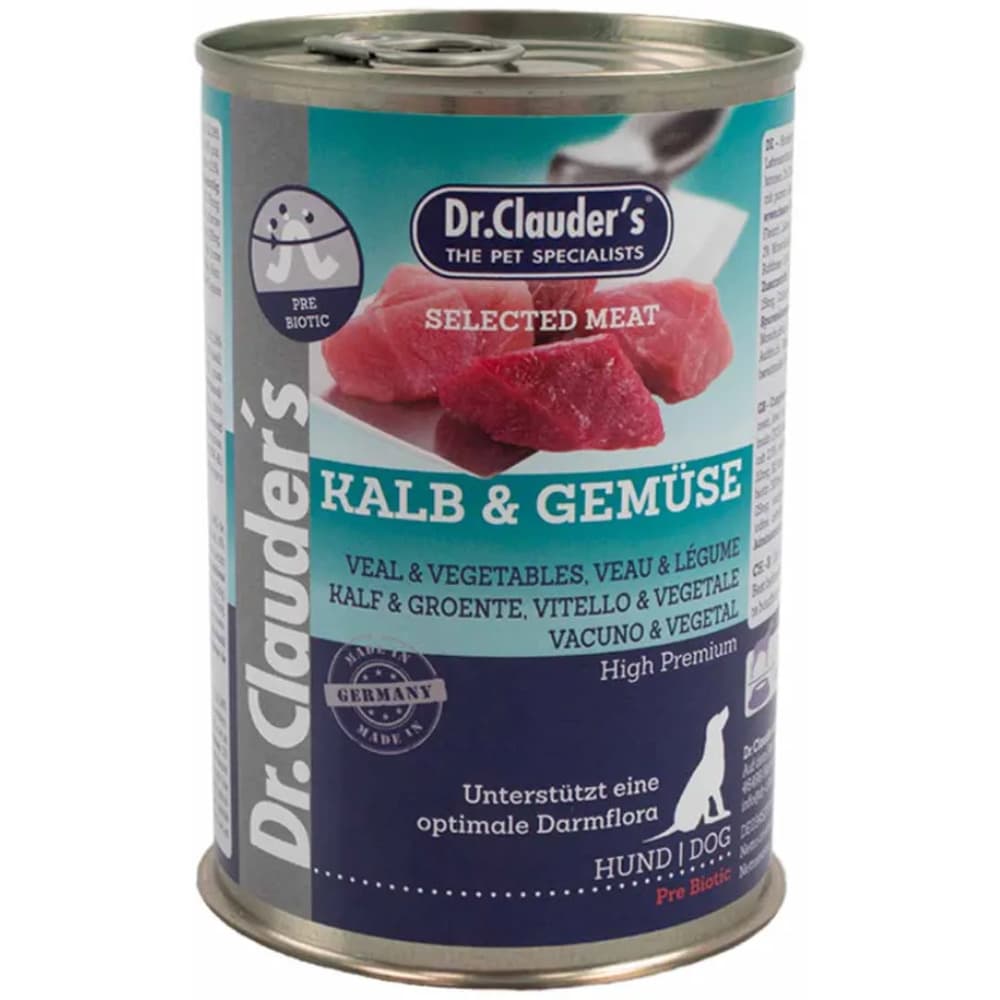 Prebiotic Veal & Vegetables 400 g Dog Wet Food, view: 0