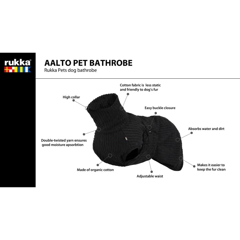 Aalto Pet Bathrobe S-M Apple, view: 4