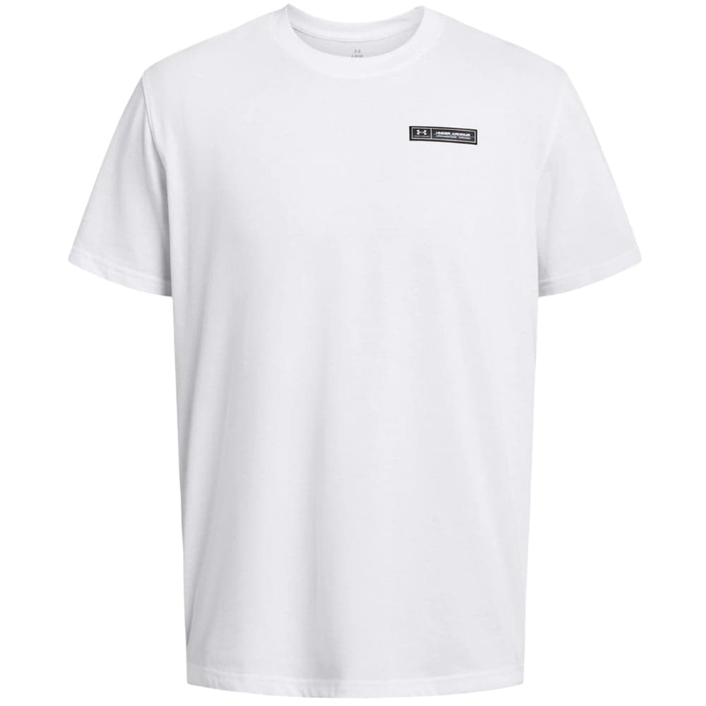 UA Heavyweight Armour Label SS White, view: 0