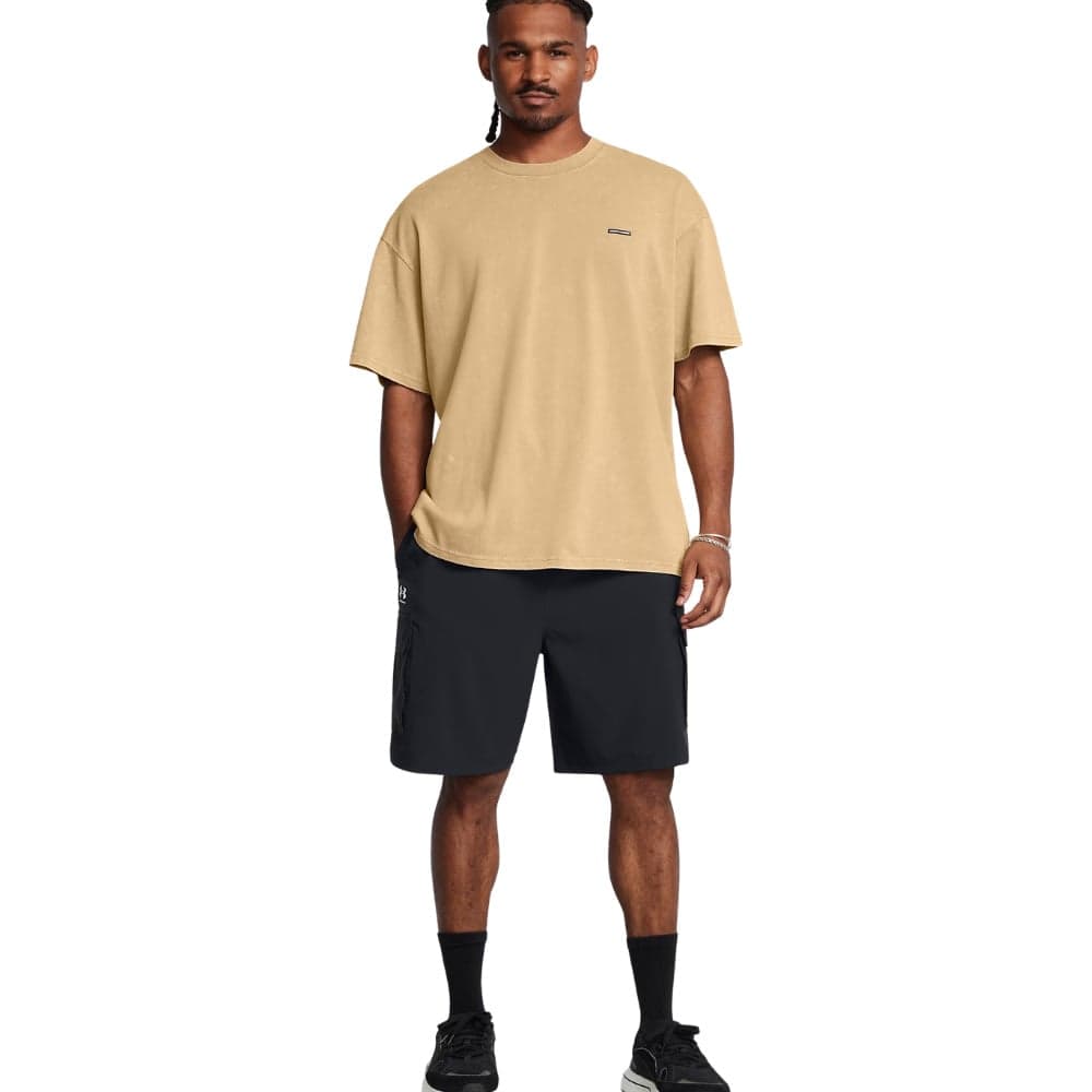 Ua Vibe Woven Cargo Short Black, view: 5
