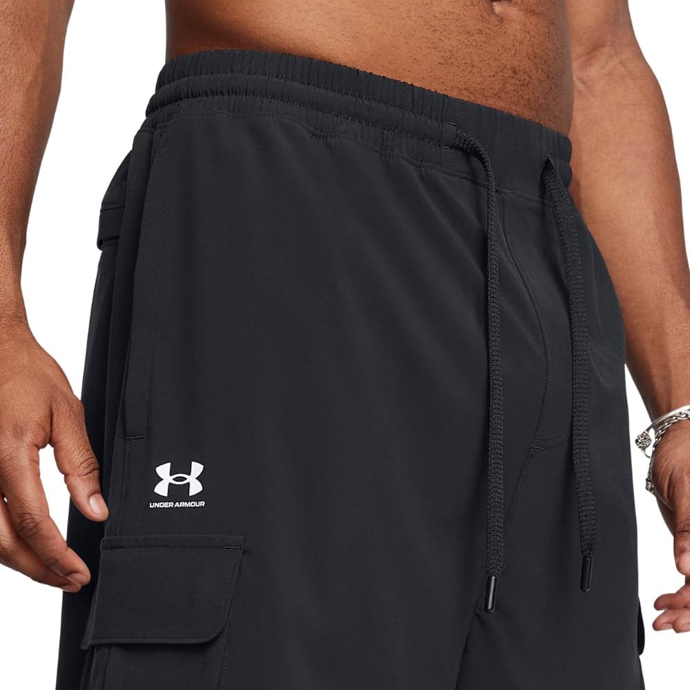 Ua Vibe Woven Cargo Short Black, view: 2