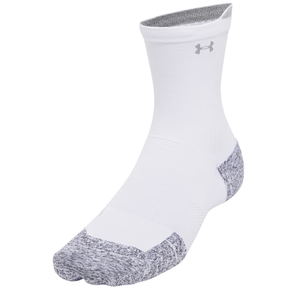 UA Velociti Run Cushion Unisex 3-pack Mid-Crew Socks Distant Gray, view: 1