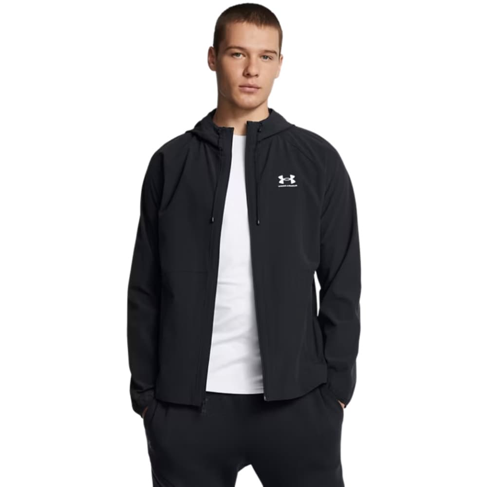Ua Vibe Woven Jacket Black, view: 2