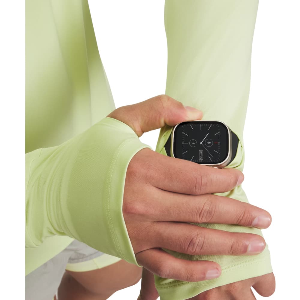 M Explor Trail Run 1/4 Zip Fade Green, view: 2