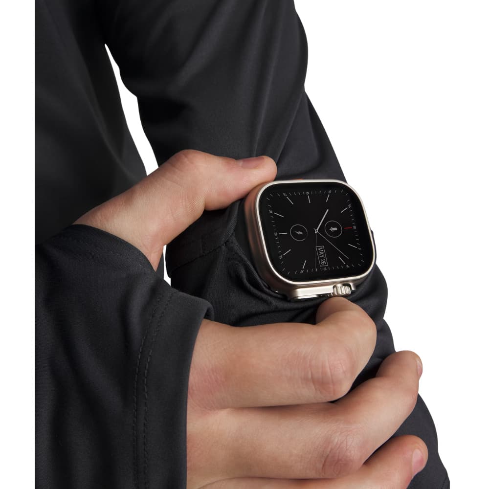 M Explor Trail Run 1/4 Zip Anthracite, view: 2