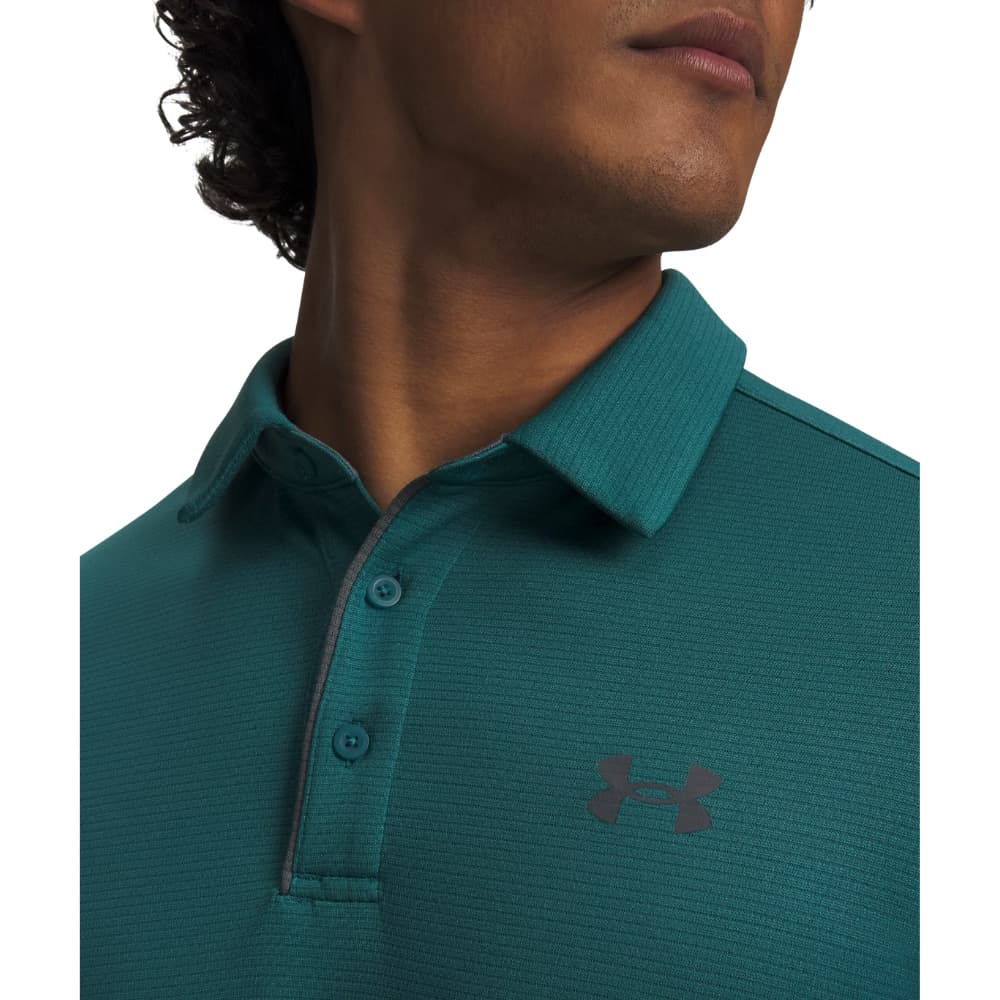 UA Tech M's Polo Rack Green, view: 2