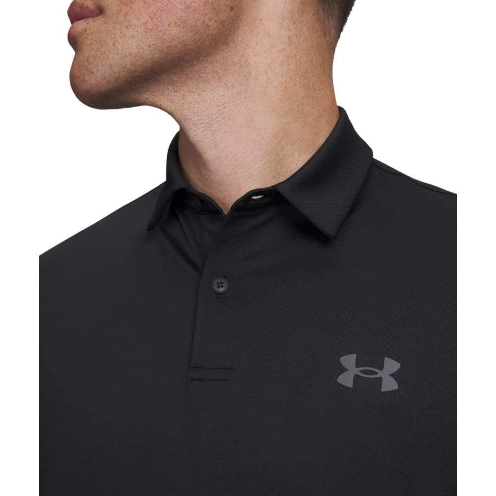UA Matchplay M's Polo Black, view: 2