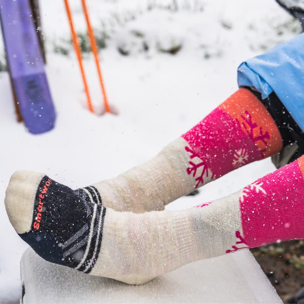 W Ski Fc Snowpocalypse Pattern OTC Socks Moon Beam, view: 3