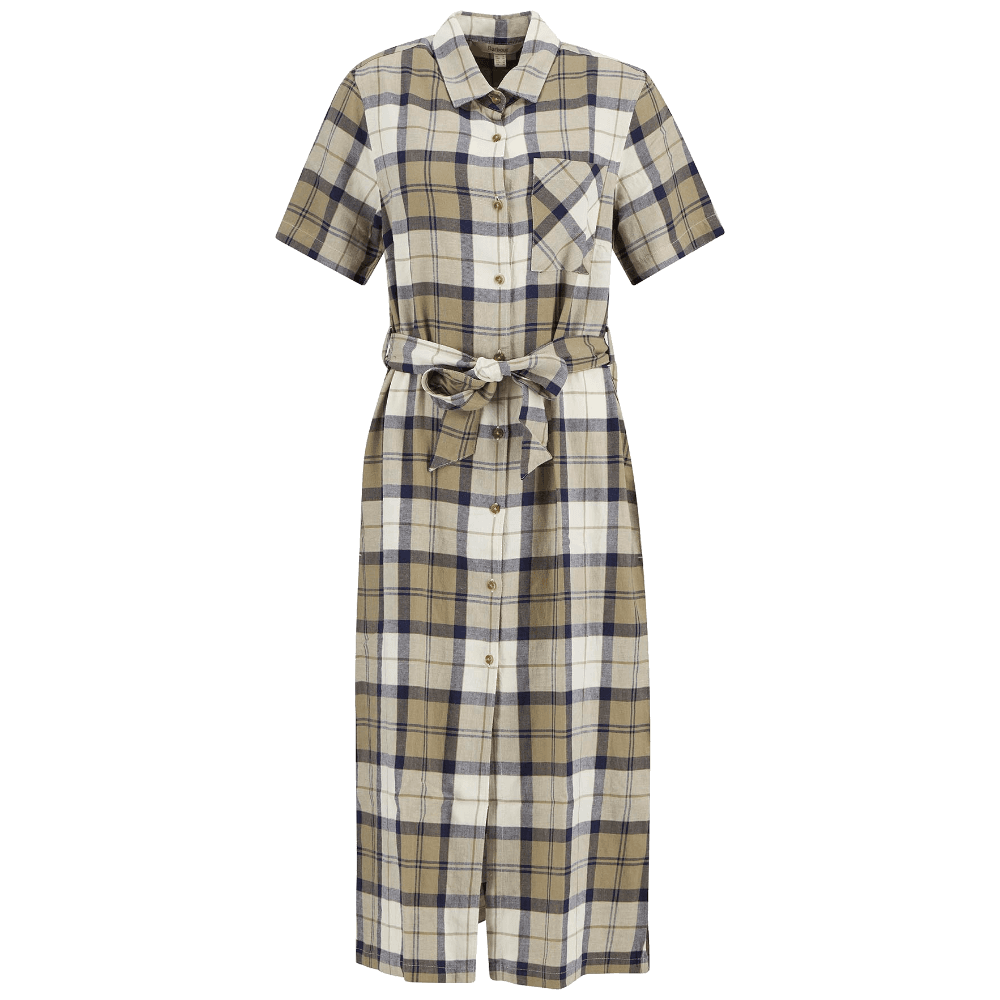 Fern Dress Dress Navy Tartan, view: 0