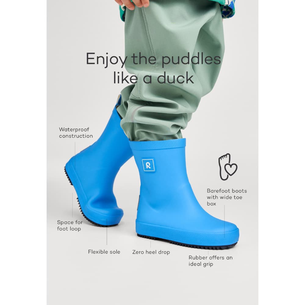 Barefoot Rain Boots Ankka Green Clay, view: 8