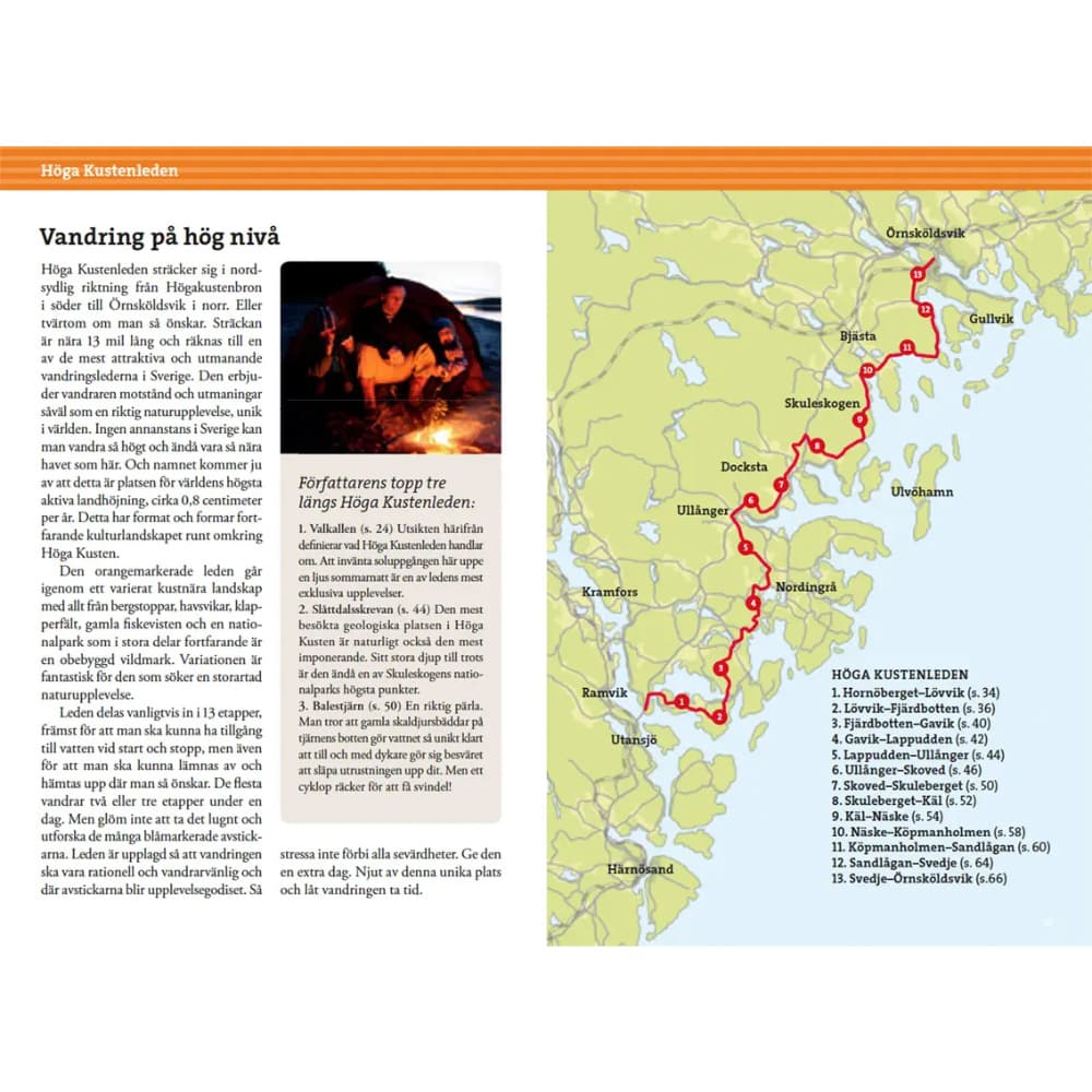 Höga Kusten – En Besöks- och vandringsguide, view: 3