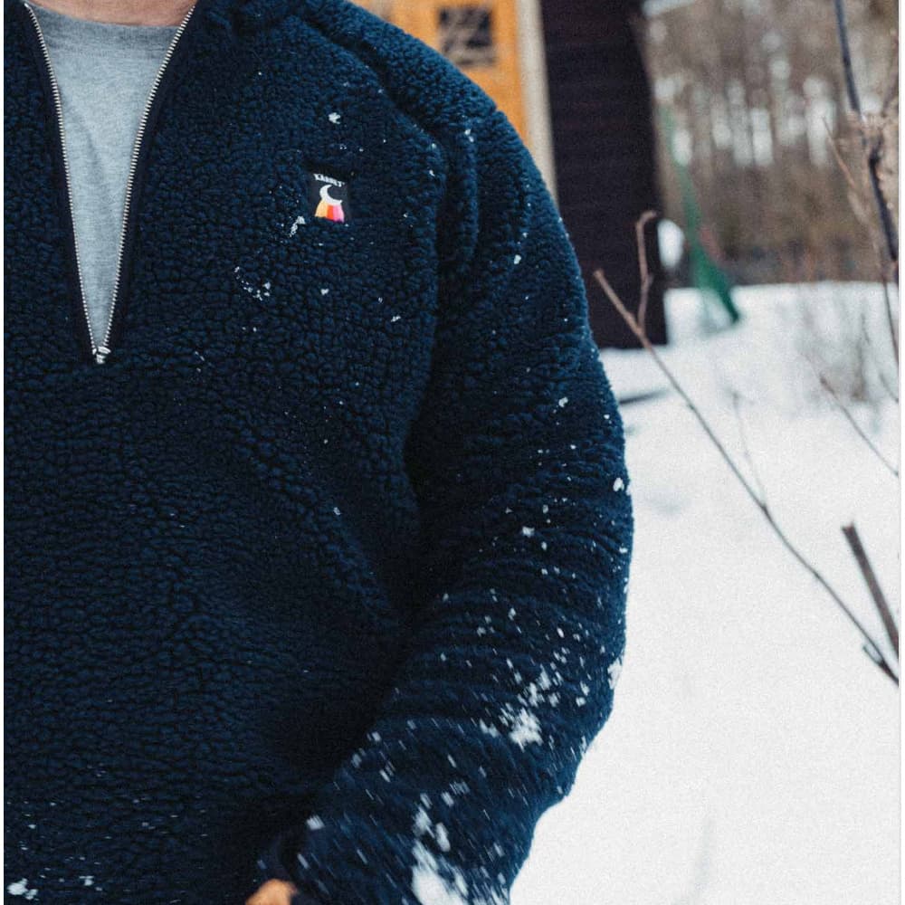 Half Zip Fleece Navy, view: 2