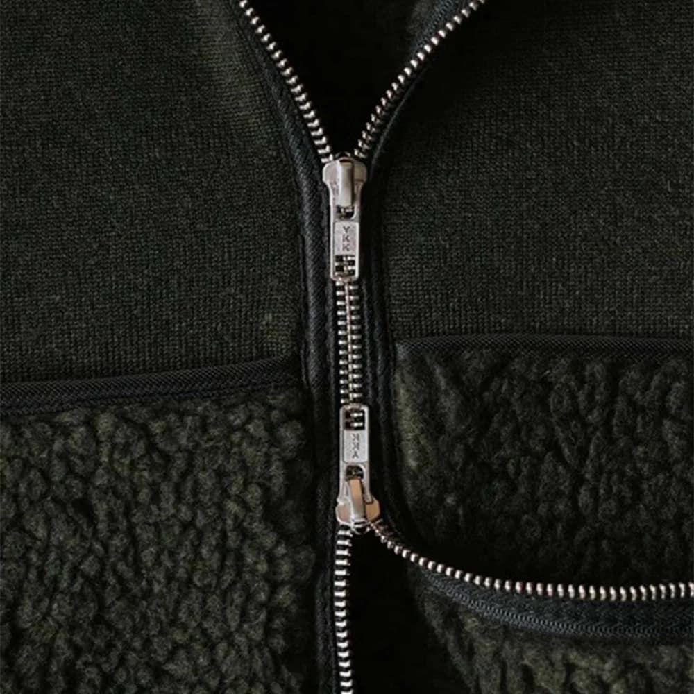 Retro Pile Vest Green, view: 1