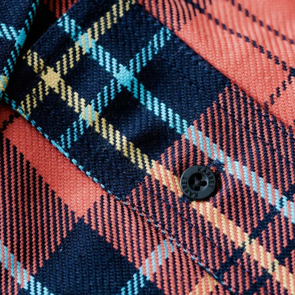 Tartan Check Shirt Coral Red / Multi, view: 3