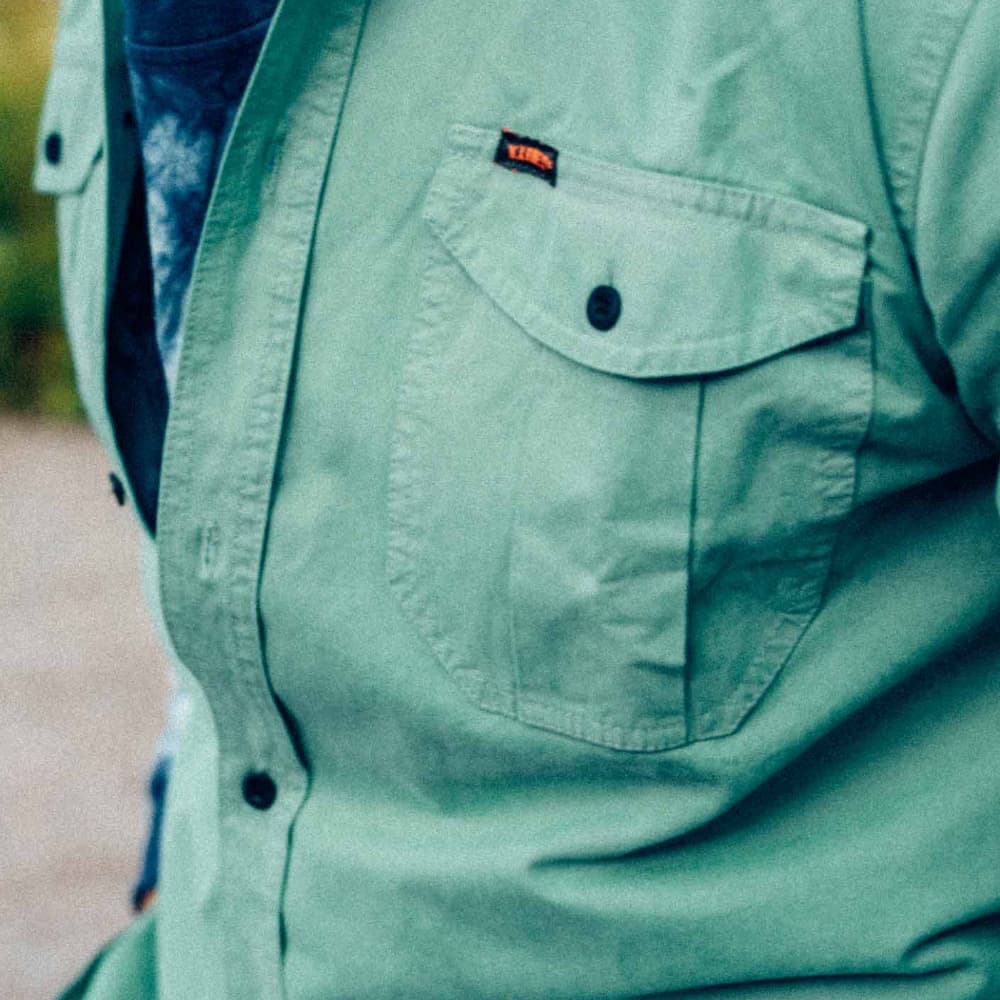 Work Shirt Bleek Green, view: 2