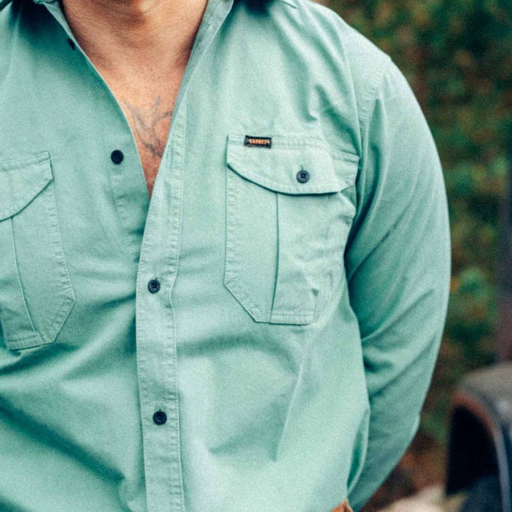 Work Shirt Bleek Green, view: 5