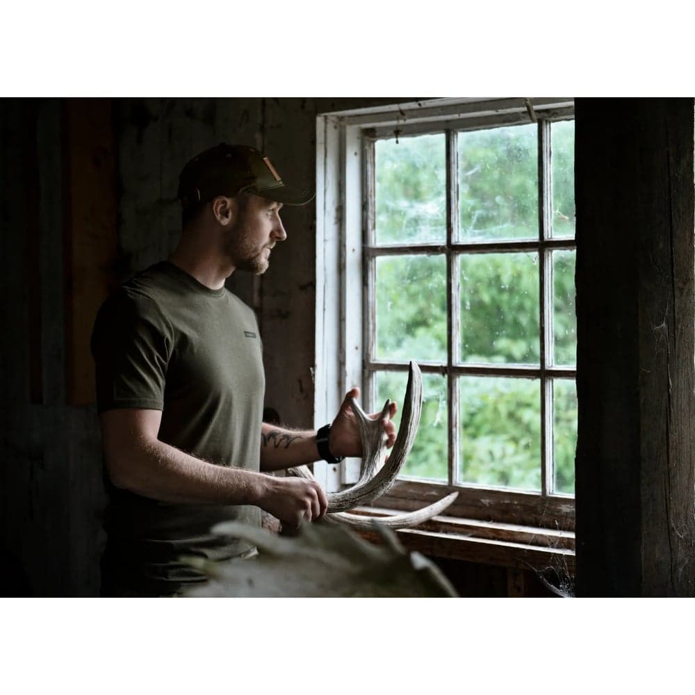 M's T-Shirt, 3-Pack Pine Green/Military Olive/Grape Leaf, view: 4