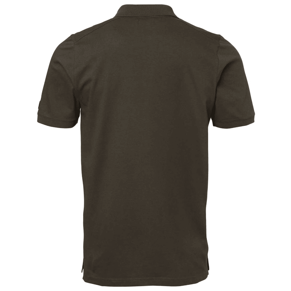 Trevor Polo Shirt Men Leather Brown, view: 1
