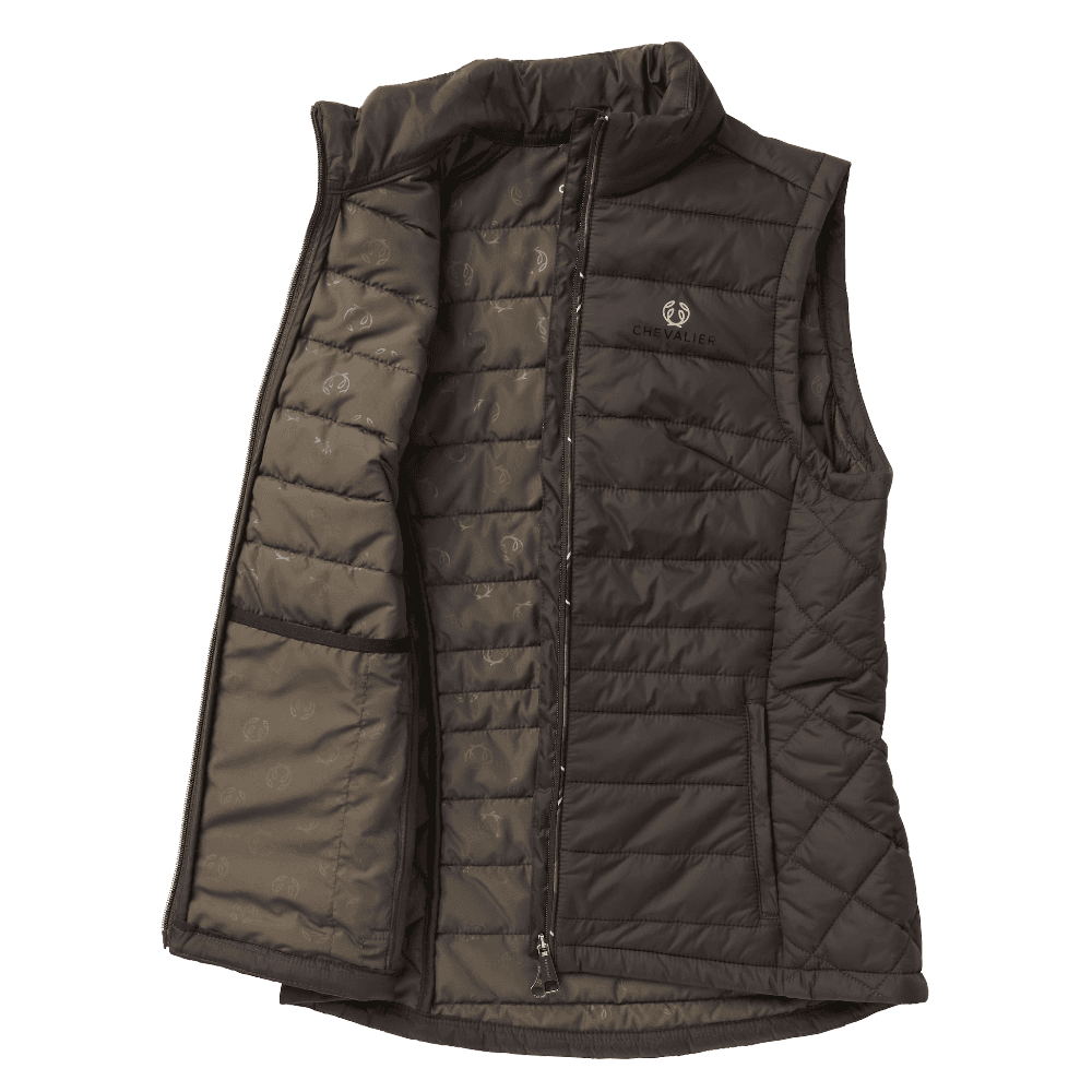 Quintin Padded Vest Women Leather Brown, view: 2