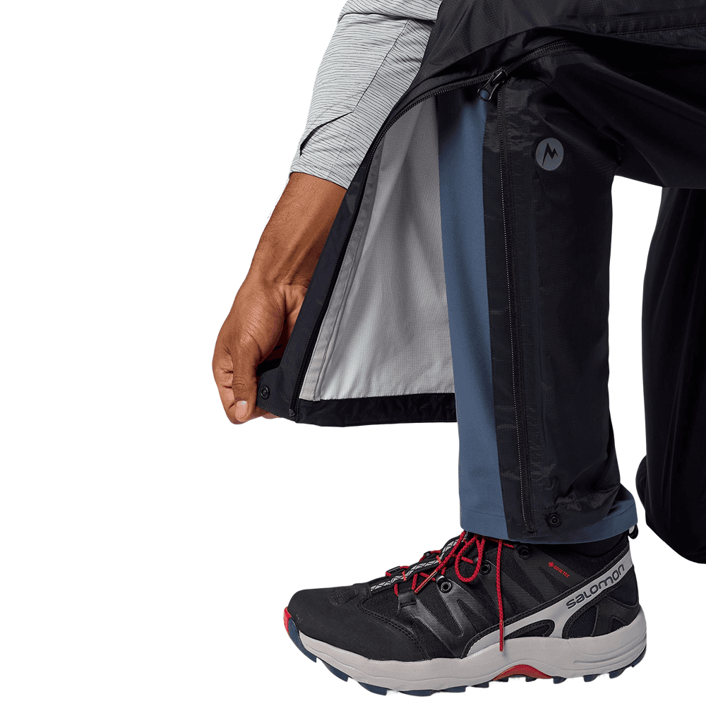 M's Precip Evo Full Zip Pant Black, view: 5
