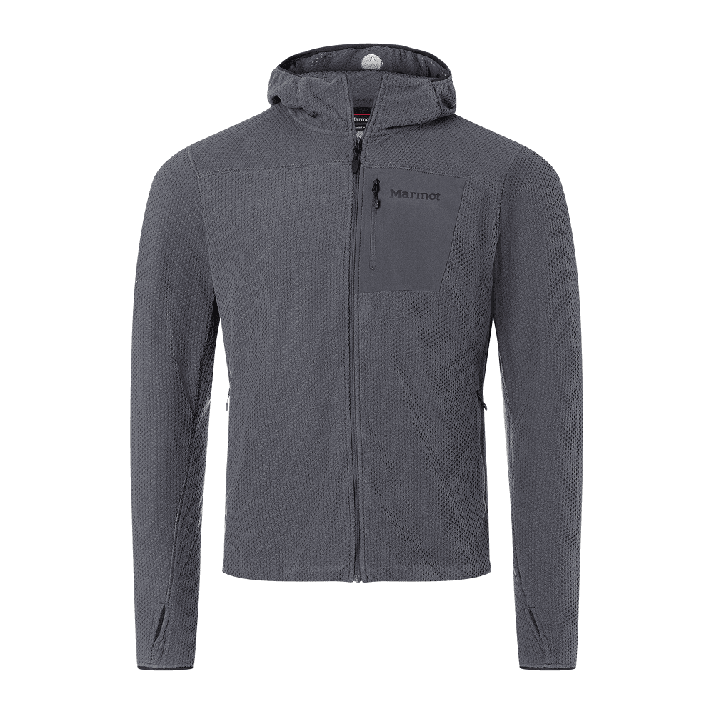 M's Airfleece Hoody Blackened, view: 0