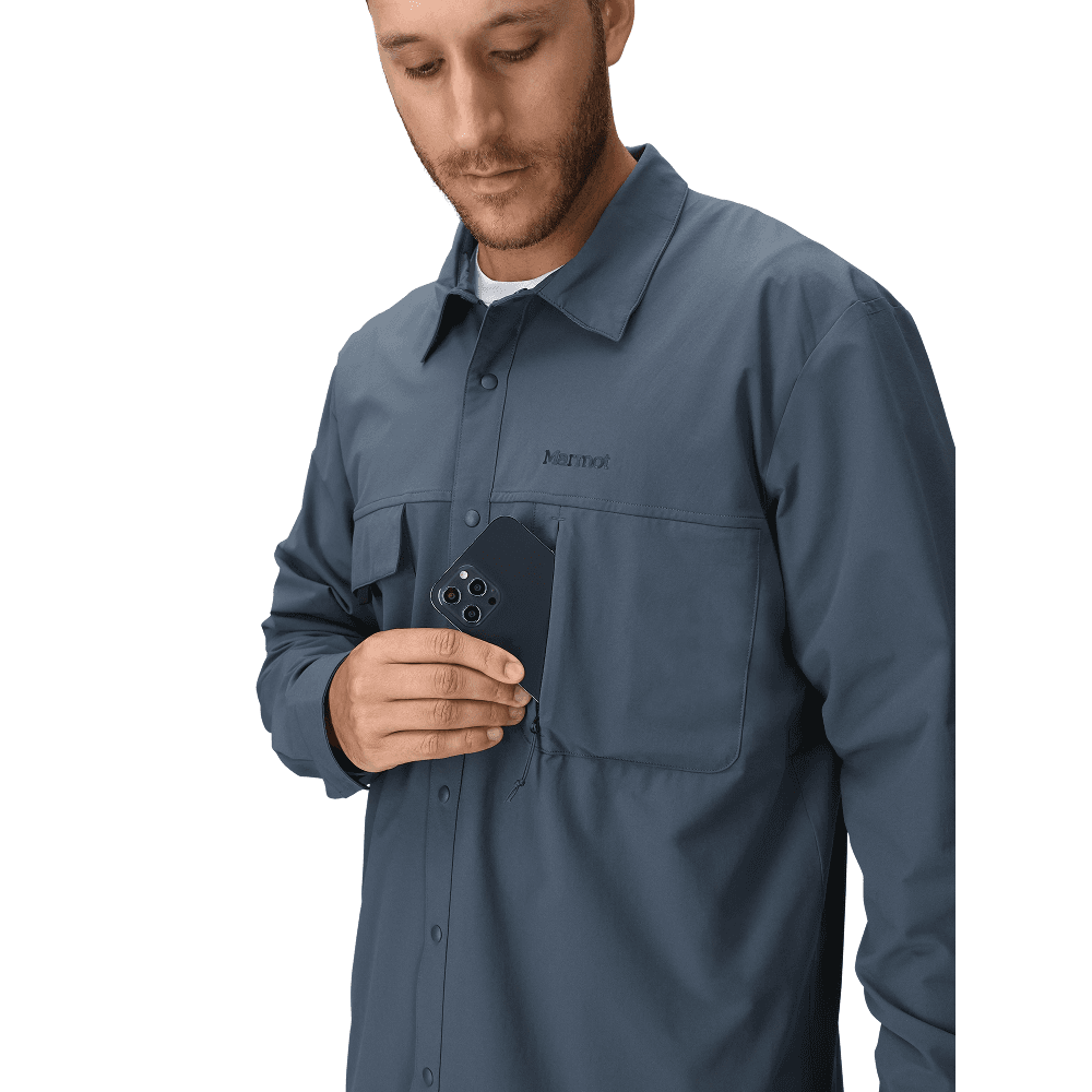 M's Airexchange Upf 40 Overshirt Thunderhead, view: 5