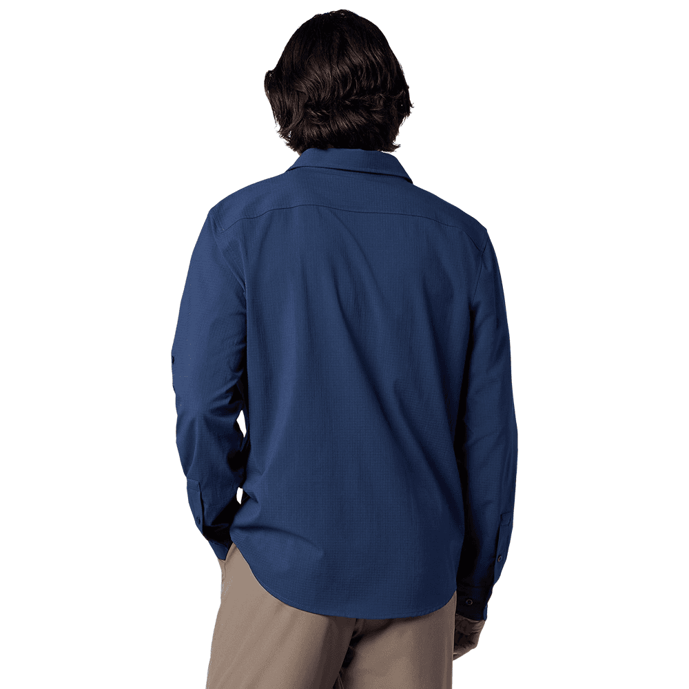 M's Airexchange Ls Shirt Nightfall Navy, view: 1