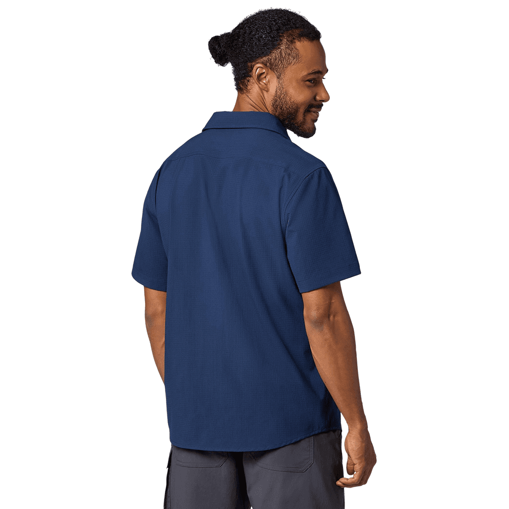 M's Airexchange Ss Shirt Nightfall Navy, view: 1