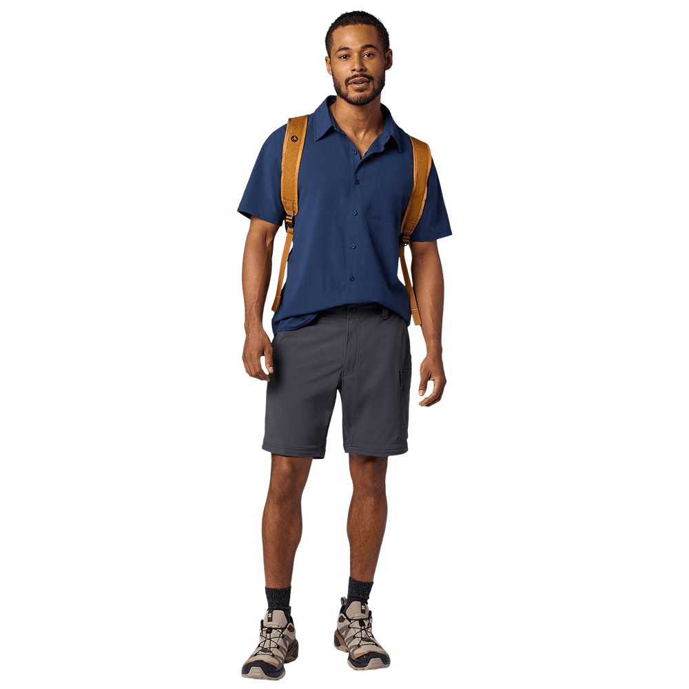 M's Airexchange Ss Shirt Nightfall Navy, view: 2