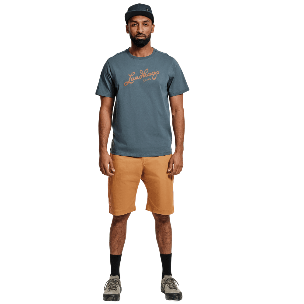 M's Järpen Logo T-Shirt Dk Sky Blue, view: 1