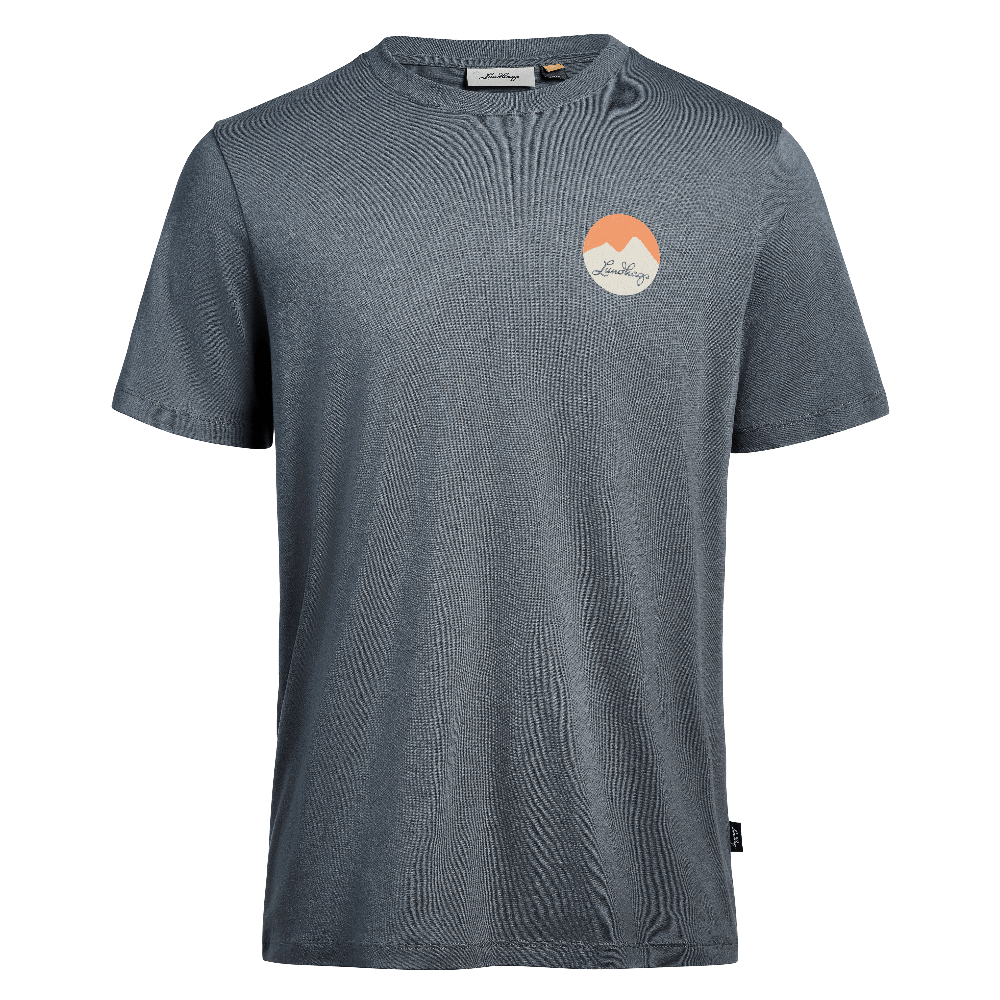 M's Järpen Printed T-Shirt Dk Sky Blue, view: 0