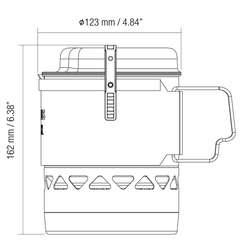 Lite Xl Stove System Ii 1.0 L Green, view: 3