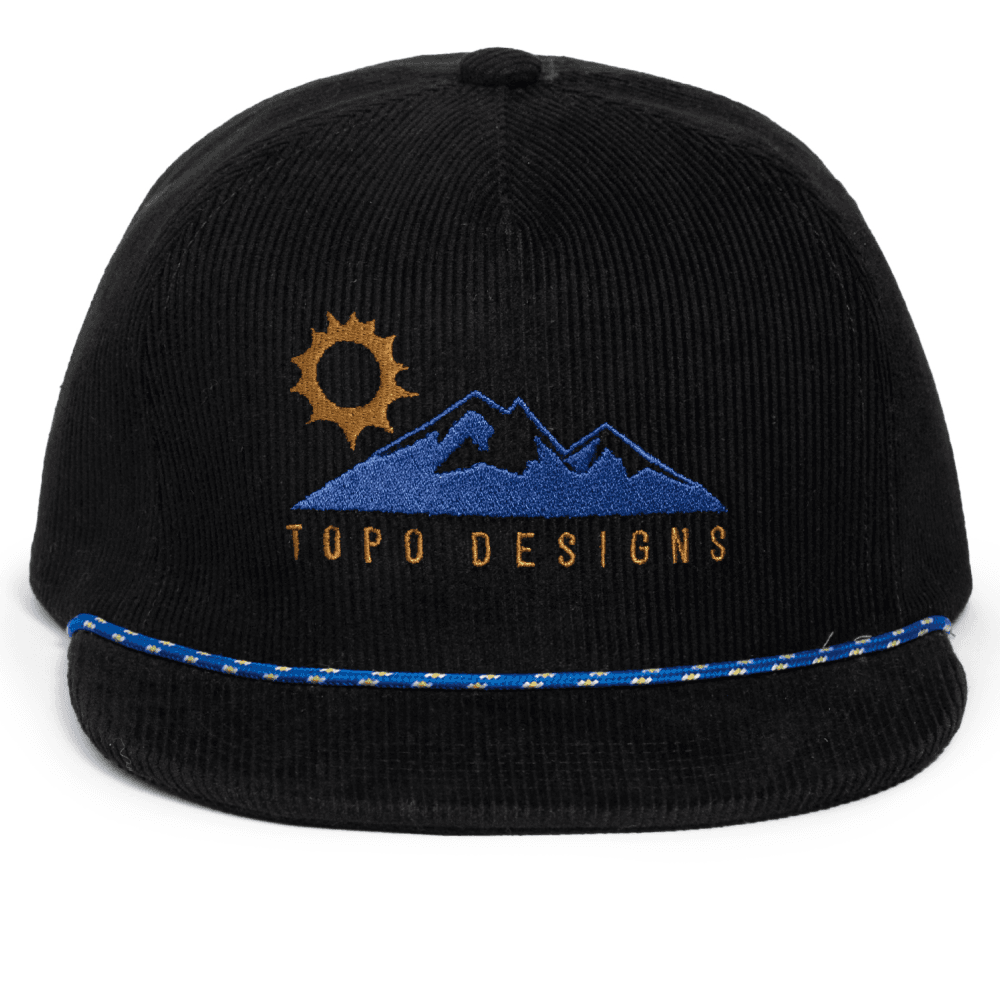 Corduroy Trucker Hat - Alpine View Black, view: 0