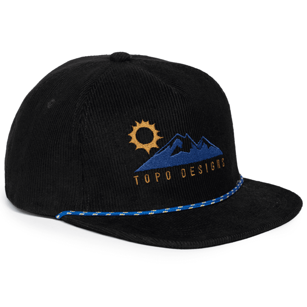 Corduroy Trucker Hat - Alpine View Black, view: 1
