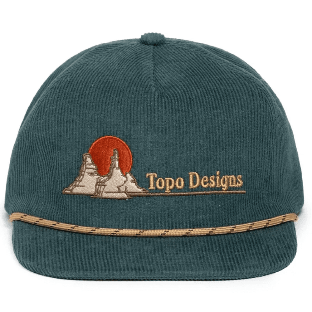 Corduroy Trucker Hat - Oasis Forest, view: 2