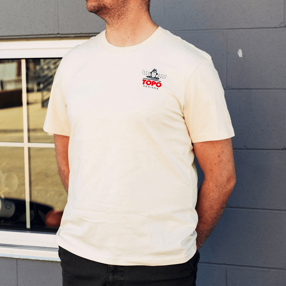 Mountain River Tee S/S M Bone White, view: 3