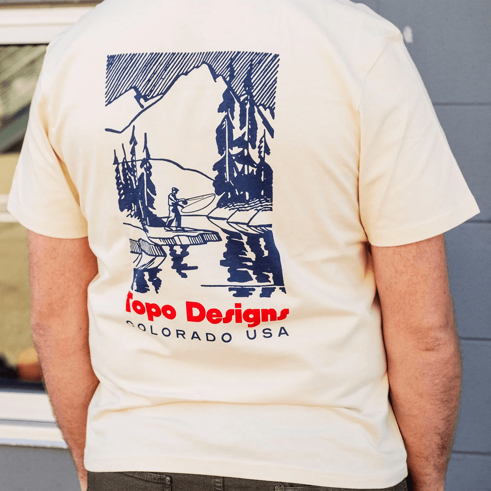 Mountain River Tee S/S M Bone White, view: 2