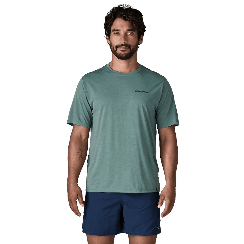 M's Cap Cool Daily Shirt - Boardshort Logo Blue Sage - Light Blue Sage X-Dye, view: 2