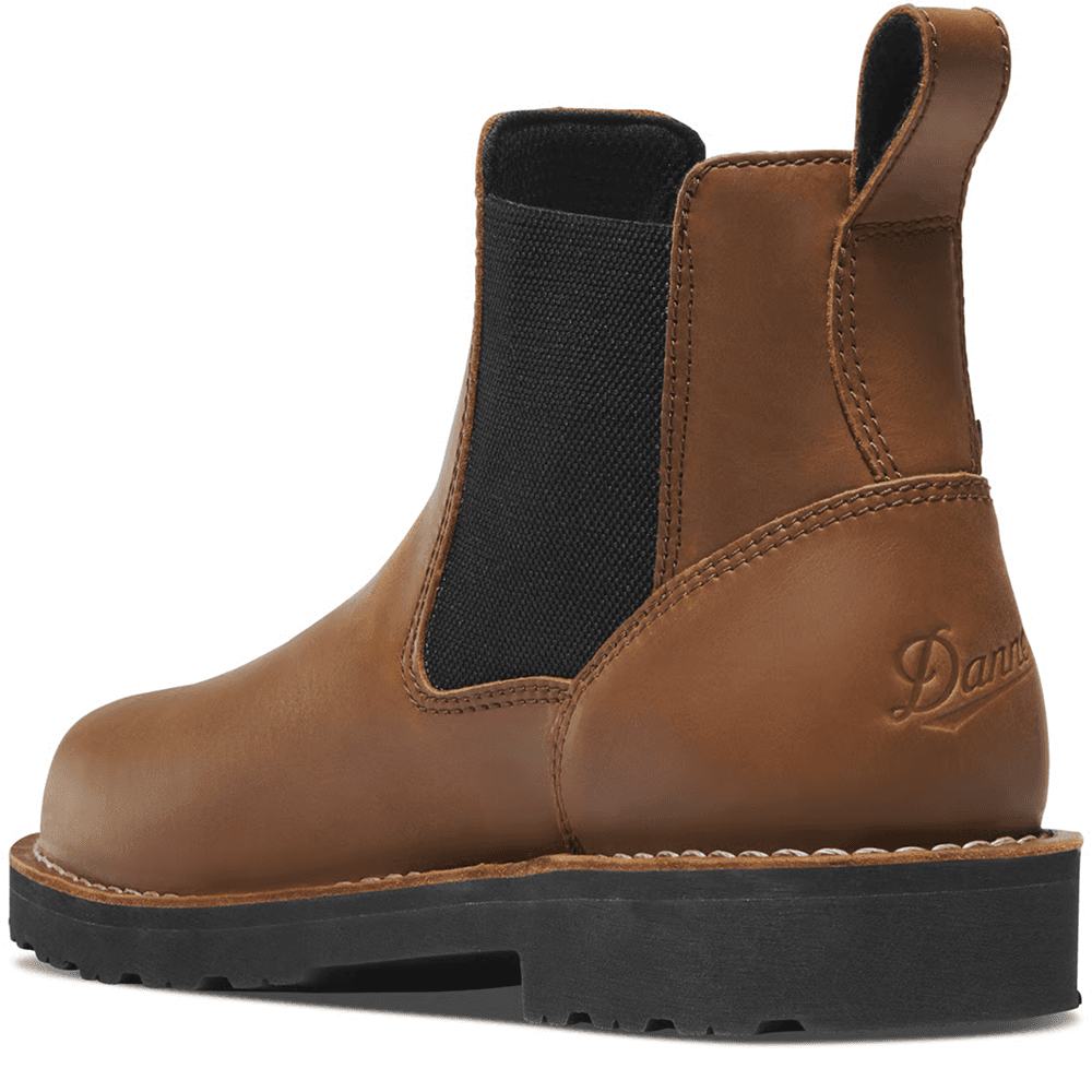 Men's Bull Run Chelsea 6" Tobacco Black Heel, view: 2