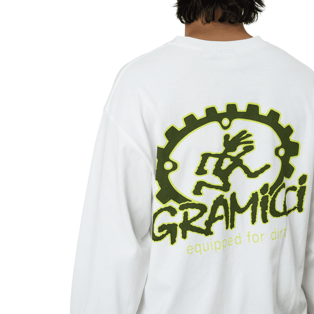 Equipped For Dirt L/S Tee White, view: 1