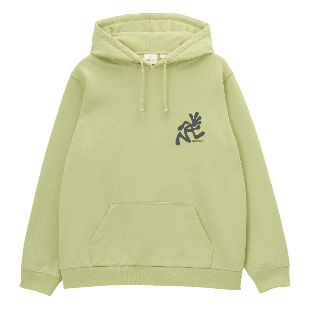 Running Man Hooded Sweatshirt Lime, view: 0