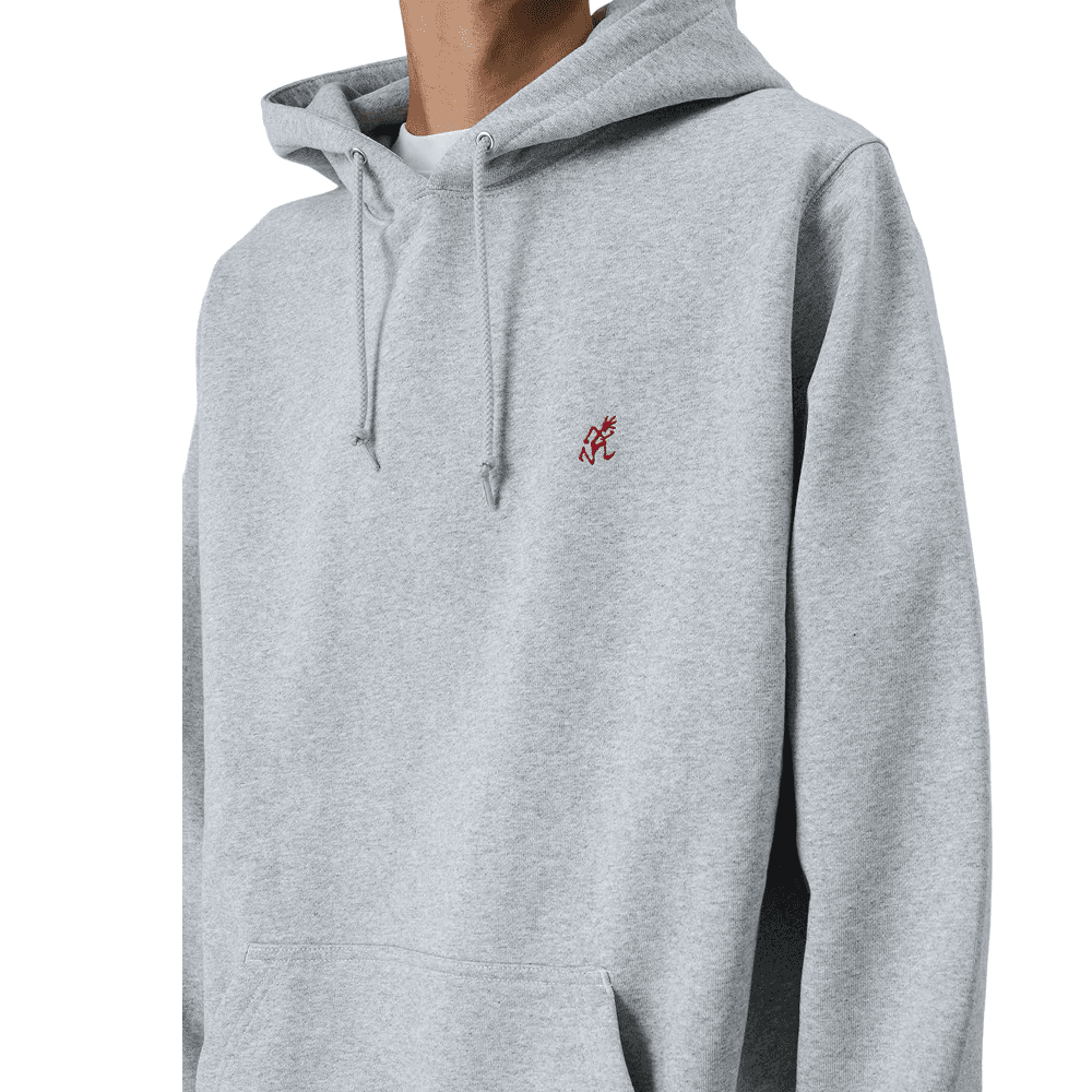 One Point Hooded Sweatshirt Heather Grey, view: 1