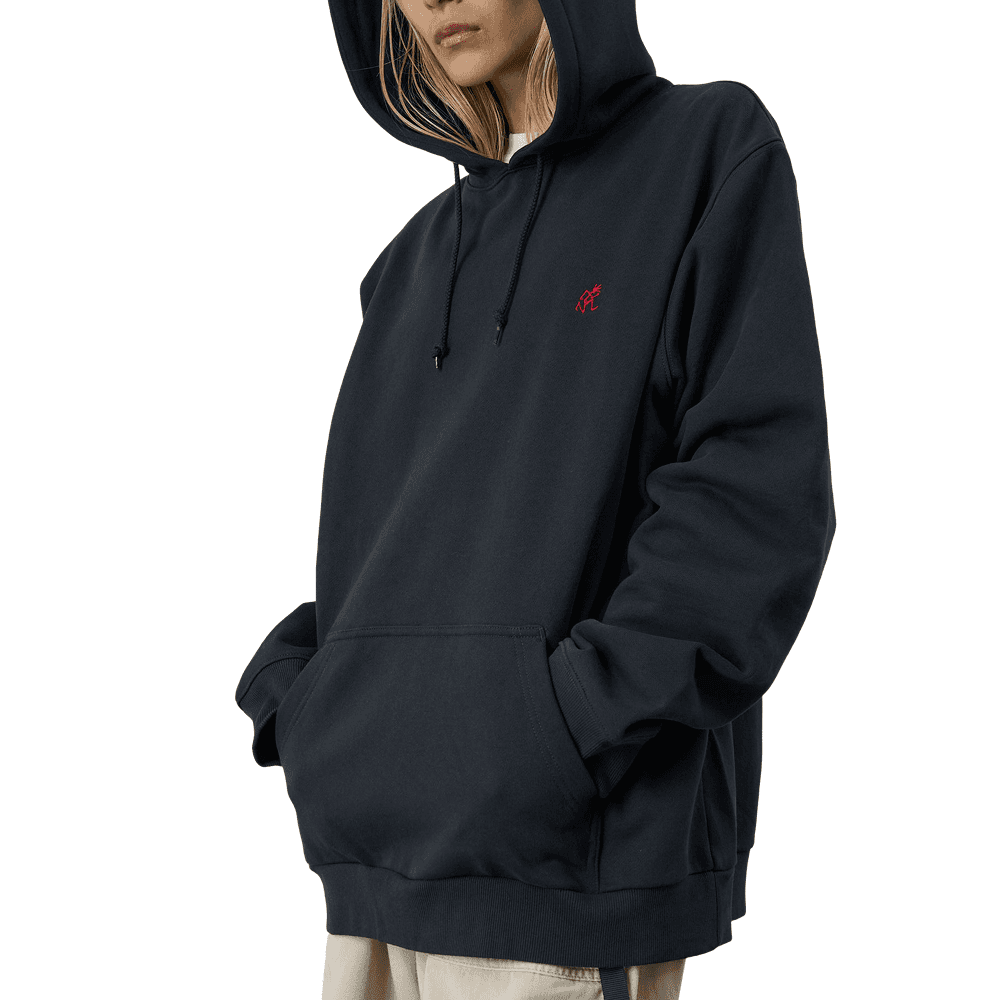One Point Hooded Sweatshirt Vintage Black, view: 2