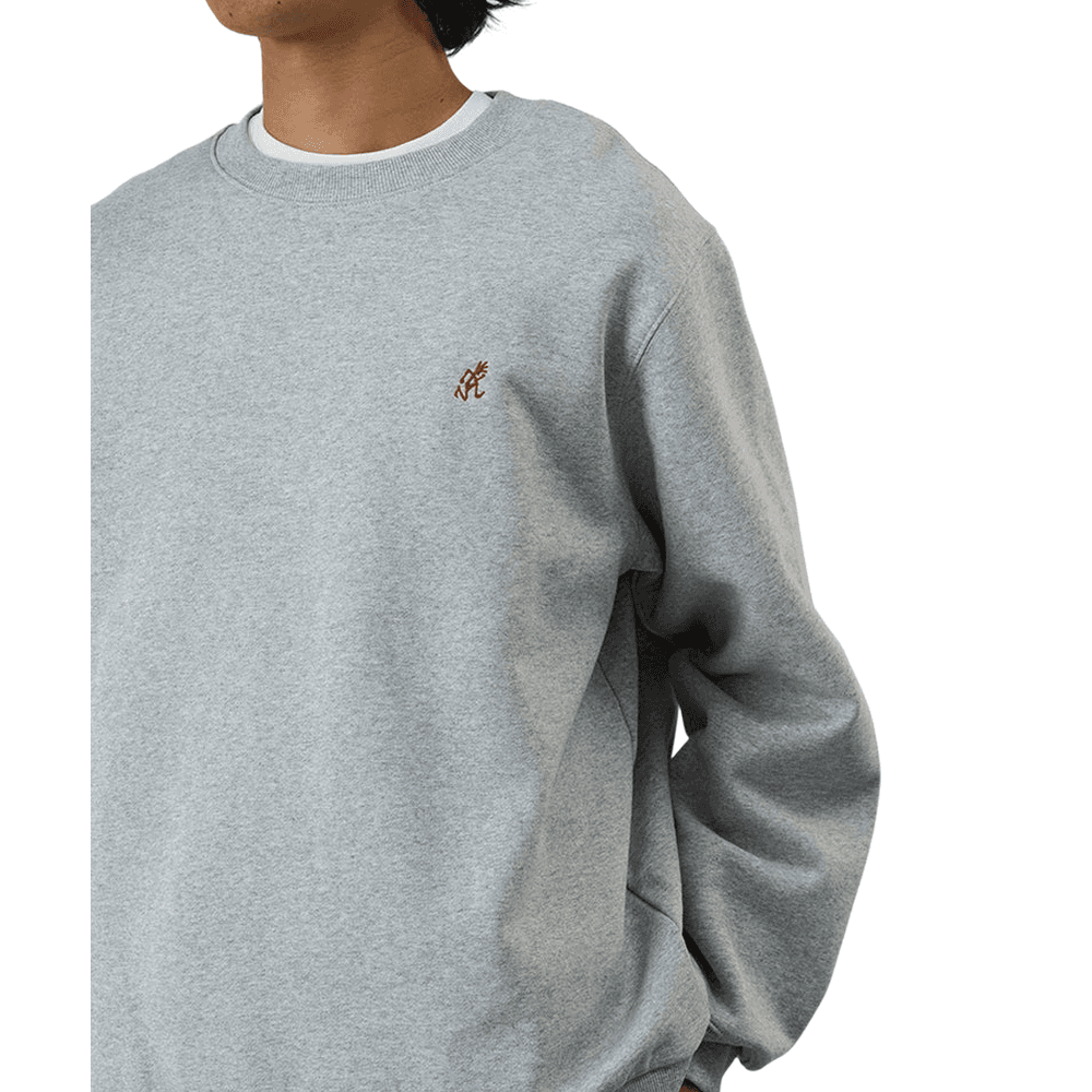 One Point Crew Sweatshirt Heather Grey, view: 2