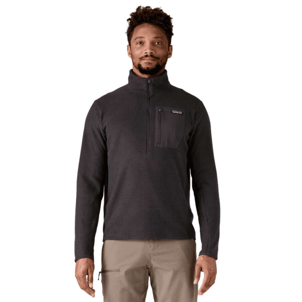 M's R1 Air Zip Neck Black, view: 1